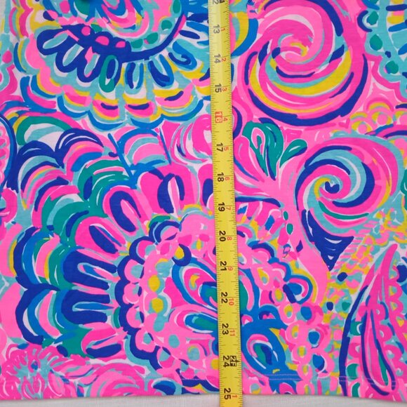 NWT Lilly Pulitzer Girls Vira Dress Turquoise Oasis Shelleidoscope M 6-7 - Picture 6 of 7